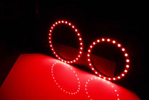 Ijdmtoy Multi-Color 180-Smd Rgb Led Angel Eyes Halo Ring Lighting Kit W/Remote, Compatible With 2007-2011 Bmw E92 E93 328I 335I M3 Coupe Or Convertible #TOP2