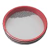 Lovermusic 8 Inch Red Wood Ocean Drum with Clear Plastic Drum