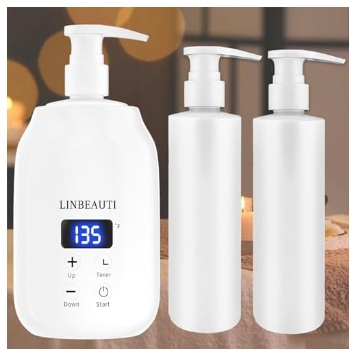 Massage Oil Warmer with Two Oil Bottle Dispenser, Lotion Bottle Warmer Dispenser Heater, Smart Touch Key Electric Warm Lotion Dispenser, Lube Gel Cream Warmer for Home Pro Salon Spa Massage（white）