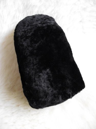 Förster-Fellnest Souple, Stimulierender Caresse - Gant en Autour Véritable Peau de Mouton pour la Spécial Massage, Favorise la Circulation, Relaxant