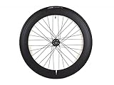 ruote alto profilo carbonio COMPATIBILITÀ 700C – Adatta per copertoni da 23 a 28 mm. Asse anteriore standard da 100 mm con dado.