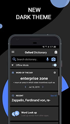 Image of Oxford Dictionary of English smartphone / tablet app - Android and iOS - Lifetime License (Made in the USA)