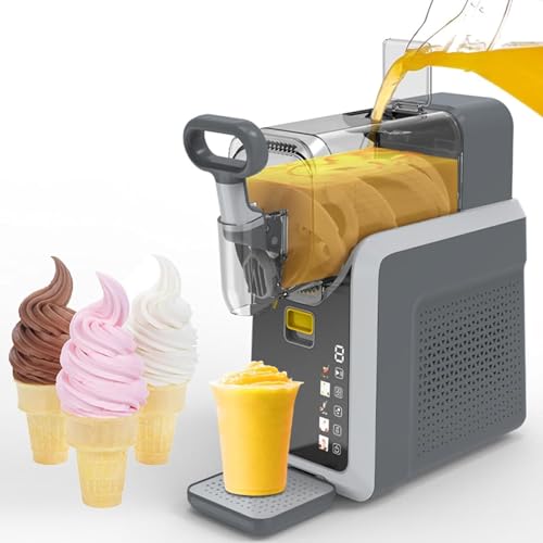 ZOLPINL Máquina de granizados de 2.0 L para el hogar: no Necesita Hielo, Pantalla táctil LCD, autolimpiable, prepara granizados, Batidos y cócteles congelados, con Bandeja de Goteo extraíb
