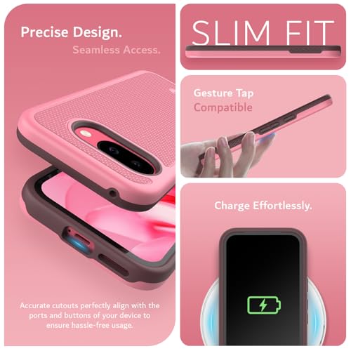 Image of TUDIA MergeGrip Magsafe Compatible for Google Pixel 9a Case - Smokey Pink