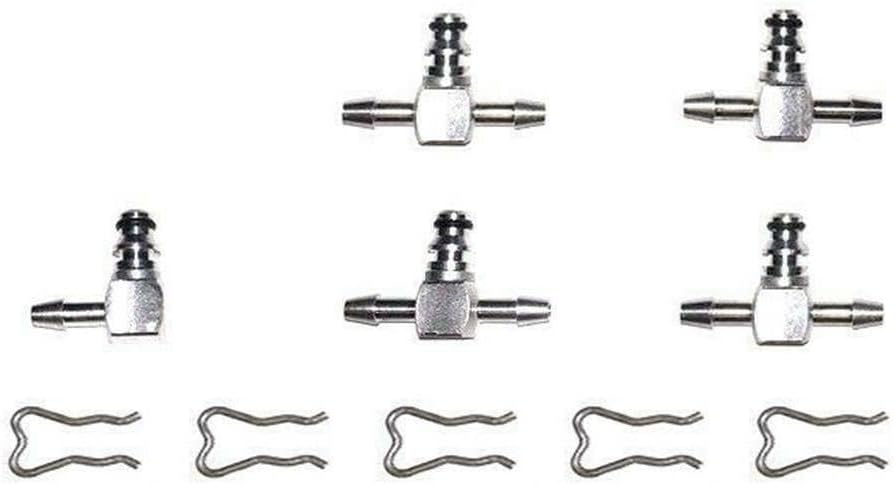 Diesel Injector Fuel return Line overflow Metal connectors Compatible with Mercedes Dodge 5Cyl