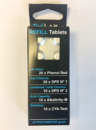 WATER-I.D. 5 Reactivos en tabletas- análisis de Agua fotómetro PoolLAB 1.0