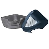 Petmate 42101 Sifting Corner Litter Pan