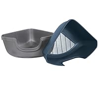 Algopix Similar Product 16 - Petmate 42101 Sifting Corner Litter Pan