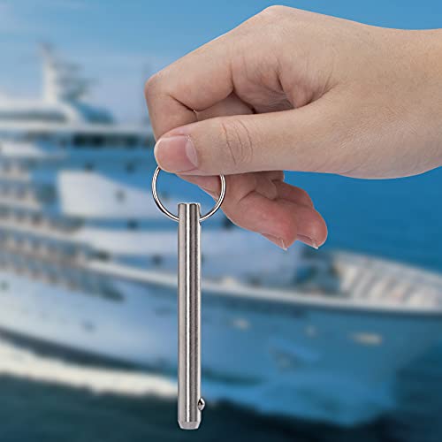 Oiiki 4 Pack Quick Release Pins, Diameter 5/16 Inch(8Mm) Bimini Top Pin, Usable Length: 2-1/4"(57Mm), Full 316 Stainless Steel Marine Hardware For Ship Outfitting/Shipbuilding #TOP2