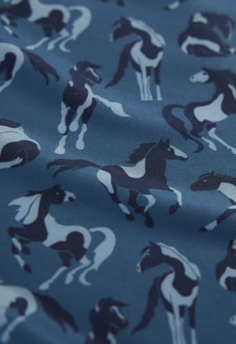 Kerrits Kids On Course Quarter Zip Equestrian Fleece Tech Top – Lightweight Fleece-Lined Kids Winter Horse Print Riding Shirt2