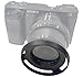 HUIPUXIANG 40.5mm Lens Hood+Lens Cap Cover for Sony E PZ 16-50mm f/3.5-5.6 OSS Lens On Sony Alpha ZV-E10 ZV-1F ZV1F A6600 A6500 A6400 A6300 A6100 A6000 A5100 A5000