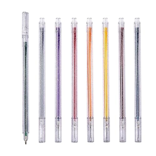 Art Gel Pens - Glitter Gel Pens, Retractable Gel Pen Set | Gel Painting Ink Pens, Fine Point Smooth Writing Pens, Retractable Note Taking Yellow Wheels for Students Girls, J