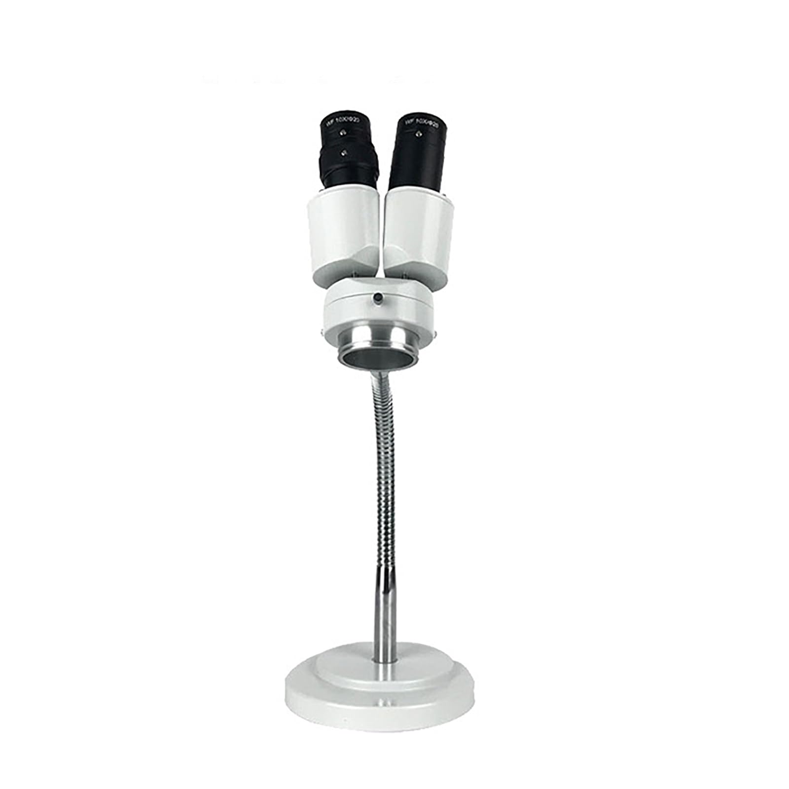 Microscopio estéreo LED con oculares 10X, lente objetivo 0.8X, aumento 8X y distancia de trabajo de 145 mm para inspección de joyas y gemas