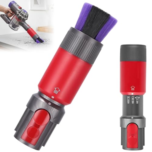 Brosse à poussière anti-rayures pour aspirateur Dyson - Brosse douce avec poils antistatiques - Brosse de rechange compatible avec V7, V8, V10, V11, V12, V15, Gen5 - Pour enlever efficacement la