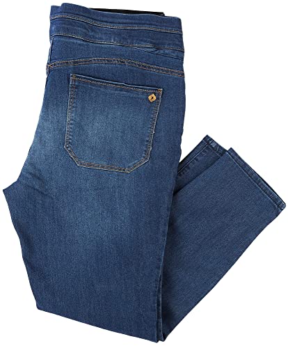 Democracy Womens 27 in. Ab-Tech Pull-On Jeans 6 Blue2