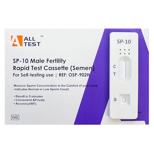 Male Fertility Test Kit – Sperm Concentration, 5-minute Results