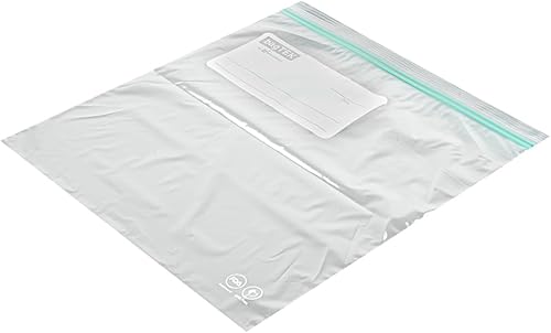 Miniatura 11 de Restaurantware Bag Tek - Bolsas de almacenamiento con cremallera de 1 galón, 25 bolsas desechables con cremallera, bolsas de plástico transparente a