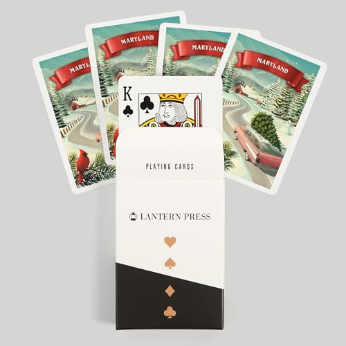 Lantern Press Naipes Poker 52 Cartas Tradición Navideña miniatura 6