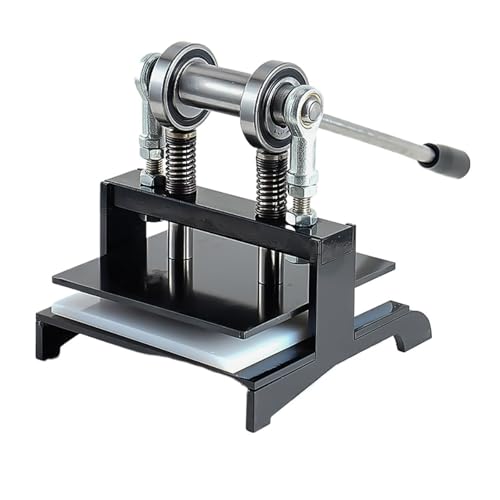 Machine de découpe de caoutchouc for raquette de Tennis de Table, Double roulement à rouleaux, presse manuelle, batte Ping-Pang, coupe-bordure en caoutchouc, dispositif de collage