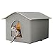 AOSAIXIS Outdoor Strays Cats Nest Coldproof and Insulated Designs for Strays Cats All Season Large Capacity and Warm for Garden