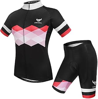 Cycling Jersey Short Sleeve Women MTB Bike Clothing Road Bicycle Shirts Shorts Padded