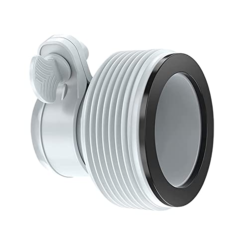 CUSIKAUA Adaptador de manguera de repuesto para bombas, adaptador para bombas de piscina con conector roscado, cuello roscado de 1,5 y 1,25 pulgadas adaptador de manguera para kits de piscina,