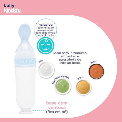 Alimentador Colher Dosadora Lolly Azul