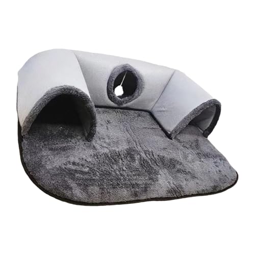 Túnel de juego para gatos APGLSXY de poliéster plegable para interior 7