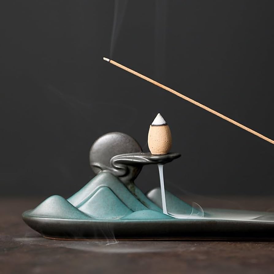 新品◾️マドカリンダル◾️ INCENSE HOLDER WITH SAUCER Amazon.com: Incense Burner Ceramic Incense Holder Ornaments