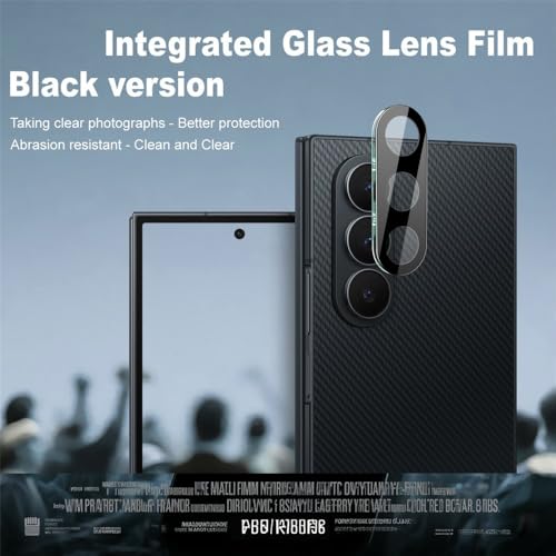 Image of 4youquality Back Camera Lens Protector Compatible with Samsung Galaxy Z Fold 7 (1 Pack) | 9H Tempered Glass Camera Guard | Military-Grade Anti Scratch Protection | Ultra Clear HD Lens Film | Bubble-Free Easy Installation | Case Friendly