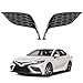 2 PCS Front Fog Light Cover Fit for Toyota Camry SE XSE 2021 2022 2023, ABS Front Bumper Fog Lamp Frame Cover Left Driver & Right Passenger Side Replacement for 8148106240 8148206200 (Gloss Black)