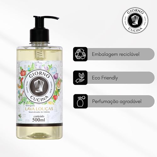 Lava Louças / MasterChef, Giorno Cucina, 500 ml, Branco