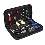 【Kit】Reparieren Sie die Uhr 19-teilig mit hoher Qualität für den professionellen und allgemeinen Gebrauch, die die meisten Reparaturanforderungen für die Reparatur von Uhren erfüllen.