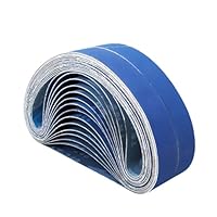 FEIHU 20 Stück Zirkonkorund Schleifbänder 30x533 mm.Schleifband für Bandschleifer,Powerfeile,Schleifpapier(Körnung 120 )