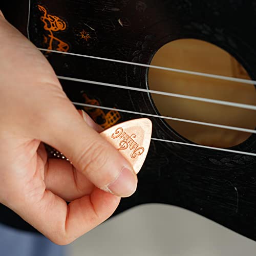 Lot de 2 médiators en métal tendance pour guitare électrique acoustique et basse avec chaîne, accessoires de guitare - Les Beatles, Paul McCartney, John Lennon, RIngo Starr, George Harrison Lot de 2 médiators en métal tendance pour guitare électrique acoustique et basse avec chaîne, accessoires de guitare – Image 7