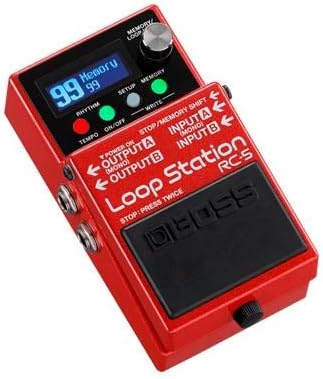 BOSS RC-5 Loop Station — modern, compact looper with first-class sound quality, 99 phrase memories, 57 rhythms and optional MIDI control. Perfect for guitar, bass, electroacoustic