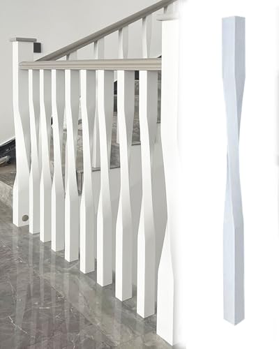 Elitix Garde Corps Escalier Balustres D'escalier Blancs pour Intérieur, Rampes