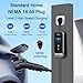 Level 2 EV Charger, 32A 240V Electric Car Charger for SAE-J1772 EVs, Indoor/Outdoor Portable EV Chargers with 25FT Cable, NEMA 14-50 Plug, Adjustable Current & Schedule Charging Time