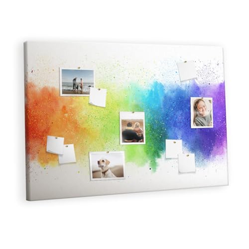 Tableau en liège horizontal 120x80 pour fixer les photos et planifier les tâches de bureau