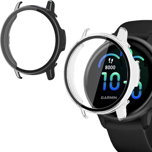 �y2����zGARMIN(�K�[�~��) vivoactive 6 �p �P�[�X �ی�J�o�[ �t���J�o�[�ی� �h�� ��̌^ �V�f�U�C�� 3D���p�G�b�W SpinoArmor �����^ �����ߗ� �S�ʕی� �����ȒP ���ϋv �ϏՌ� �����h�~ �Ή� GARMIN(�K�[