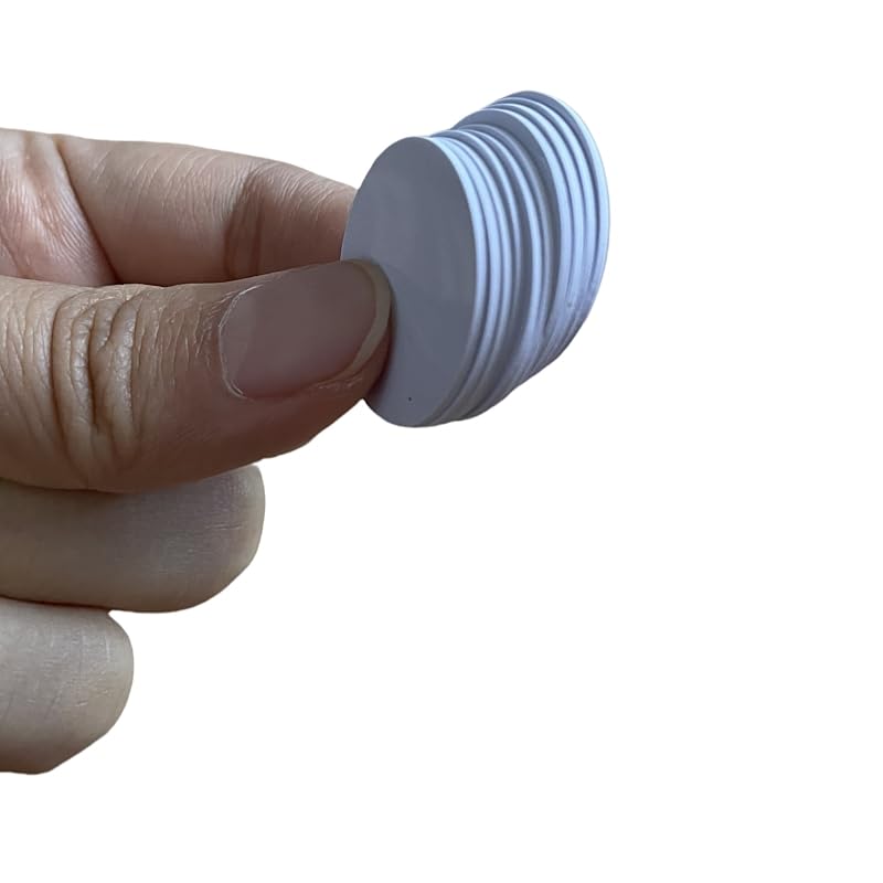 ntag215 tag nfc pusta karta pcv o średnicy 25 mm kompatybilna z Amiibo i Tagmo (opakowanie 10 sztuk)