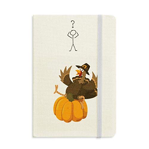 Carnet de questions citrouille format A5 journal intime guidé