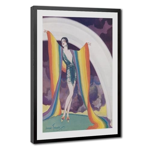 Toile Arthur Ferrier impression jet d'encre haute définition style pin-up