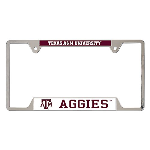 WinCraft NCAA Texas A&M University Metal License Plate Frame