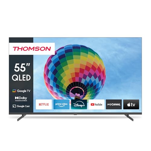 THOMSON 55QG4S14 TV QLED 55 139 cm UHD 4K 3840x2160 HDR 10 Google TV 2xHDMI 2.1 + 2xHDMI 2.0 - vue 8