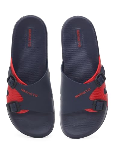Image of Impakto Sleek Shift Flip Flop for Men | Comfortable Stylish Lightweight Water Resistant Slippers | Anti-Skid Soles | Indoor & Outdoor Chappal | Everyday Essentials
