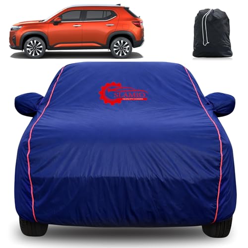 Image of 100% Waterproof Car Cover for Honda's Elevate 2023-2026 | All-Weather, Dustproof & UV Protection | Heavy-Duty 3-Layer Fabric | Custom Fit with Mirror & Antenna Pocket | Navy Blue