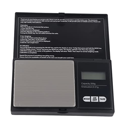 Báscula digital mini de alta precisión 200g/0.01g BestAlice miniatura 4