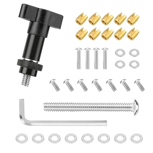 YALTIES 37Pcs Brass Batwing Thread Insert Repair Kit with Tool, Stainless Steel Fairing Bolt Windshield Screw Compatible for Harley 1996-2026 Electra Glide Ultra Classic Street Glide Tri Glide