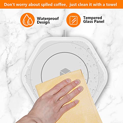 image for Coffee Mug Warmer: Smart Beverage Heating Plate Candle Wax Cup Warmer 